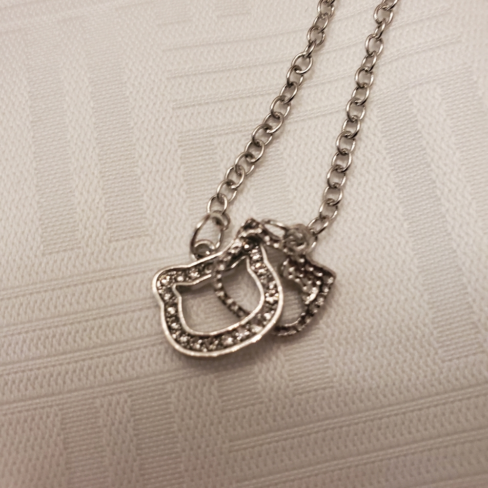 Hello Kitty Necklace silver tone - Picture 2 of 5